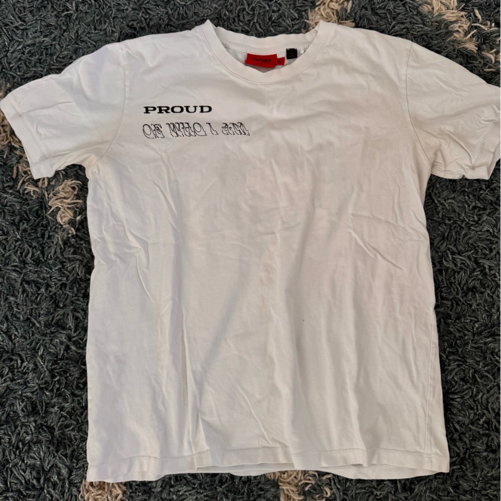 Hugo Boss proud of who I am t-shirt